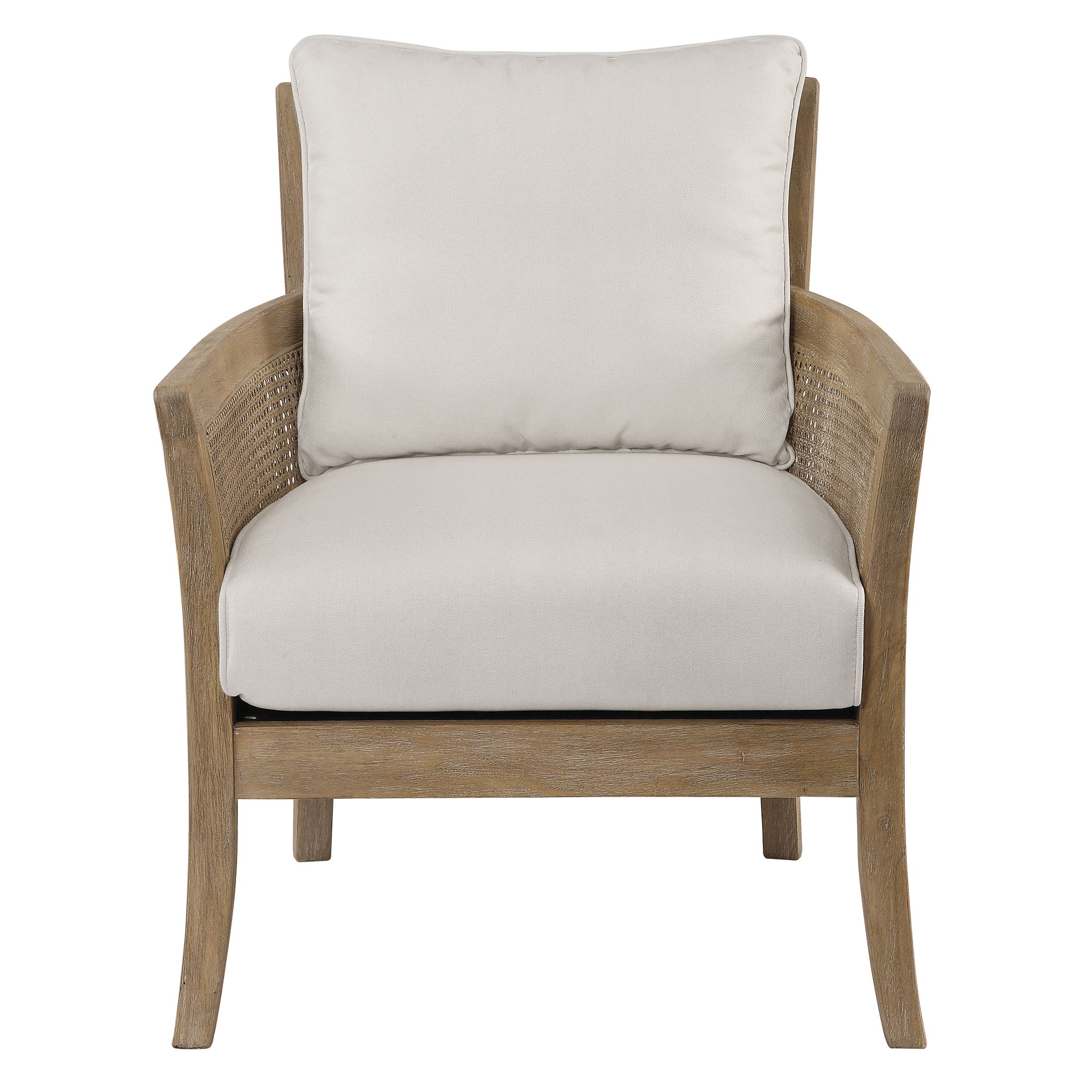 Encore Natural Armchair, Furniture by Uttermost, 28.5" width x 33" height x 31" depth View 1