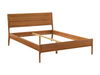 Ventura Queen Platform Bed, Amber, by Greenington, 87.25" length x 63.5" width x 39.5" height thumbnail 2