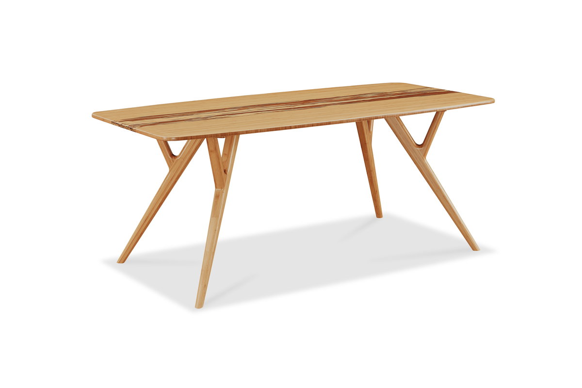 Azara Dining Table, Caramelized, by Greenington, 36" length x 72" width x 29.5" height View 2