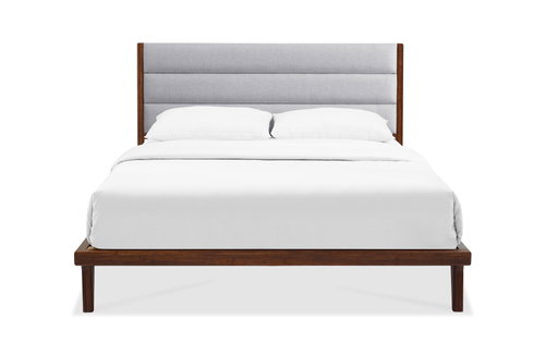 Mercury Upholstered Platform Bed, Exotic