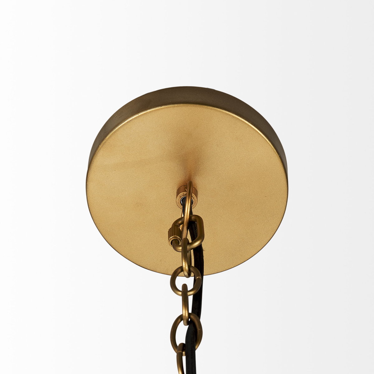 Campanile  Brown Whicker Pendant Light, by Mercana, 16" length x 16" width x 27" height View 5