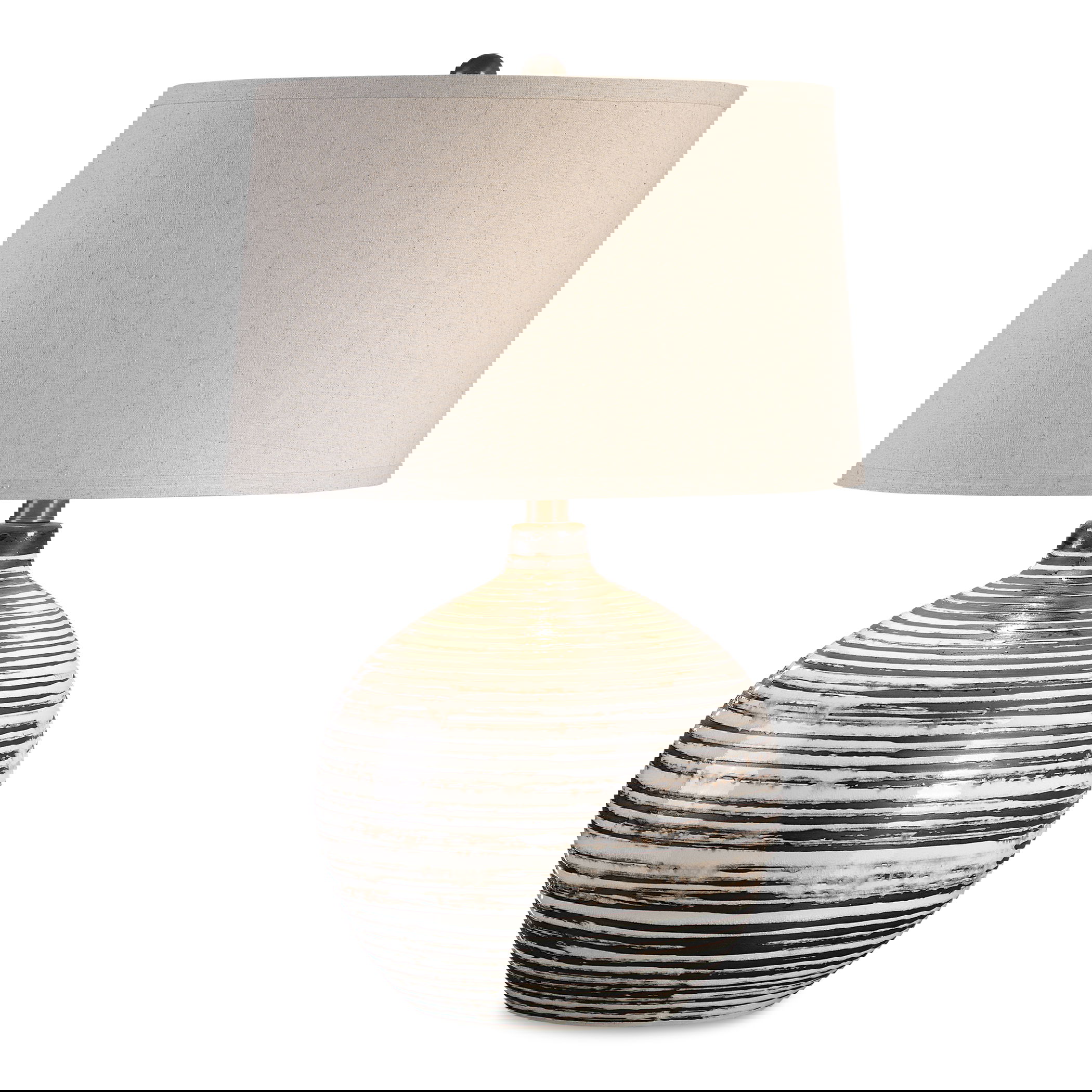 Bloxom Mocha Ivory Lamp large image 