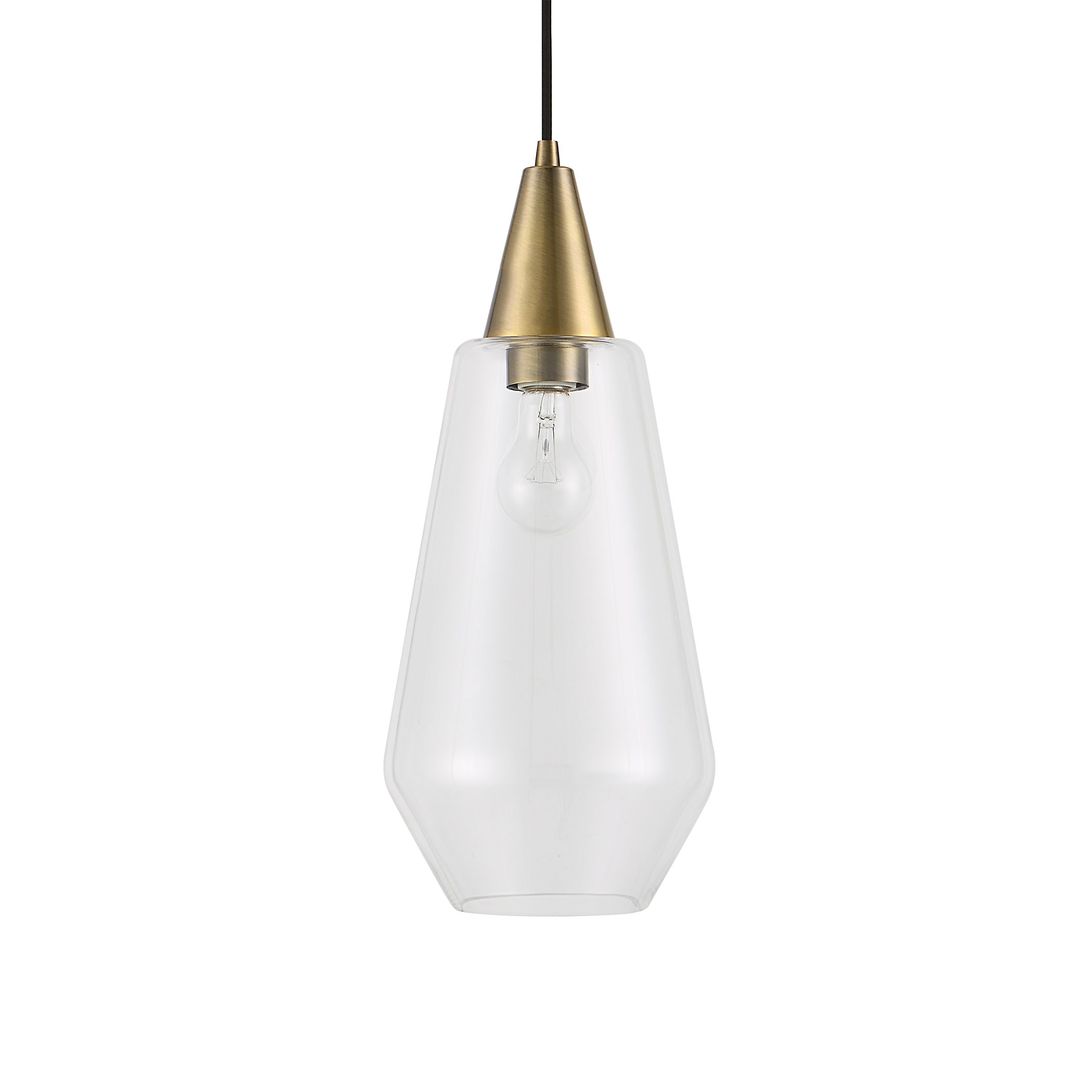 Eichler Antique Brass 1 Light Mini Pendant large image 