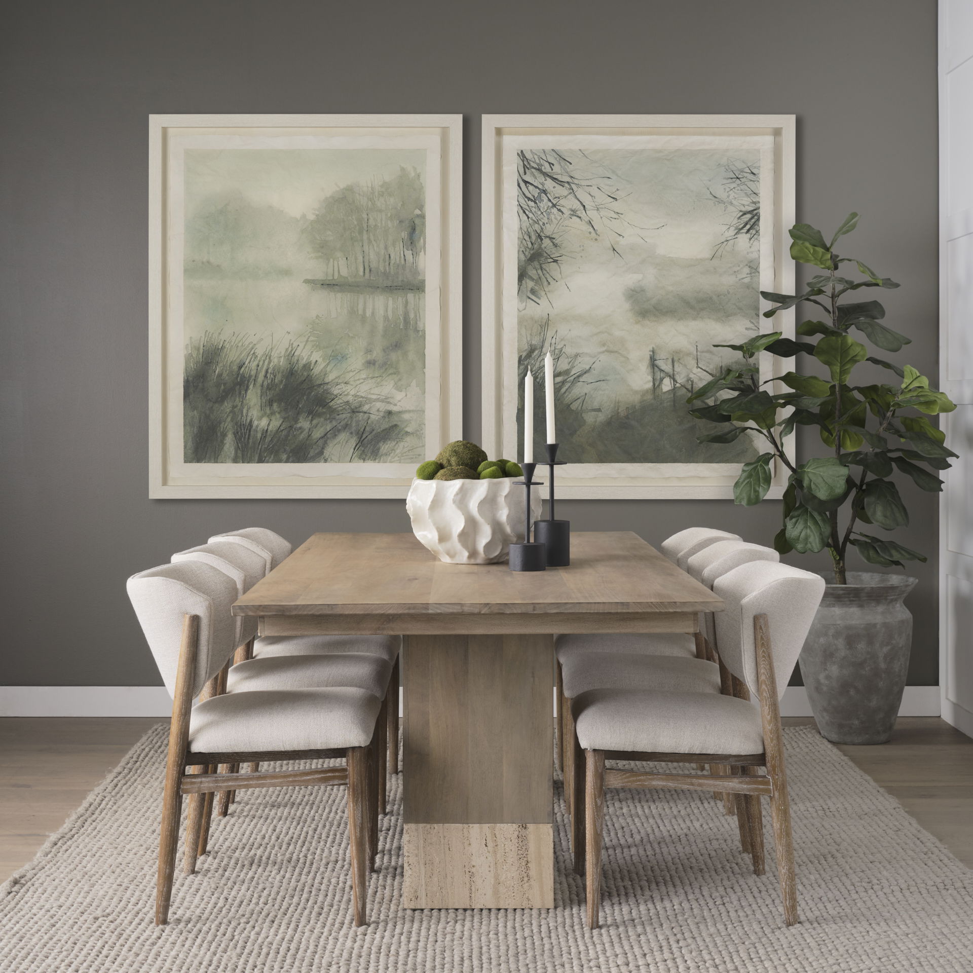 Petria Matte Black Textured Metal Taper Candle Holders, Candles & Candle Holder by Mercana, 3.75" length x 3.75" width x 13" height View 4