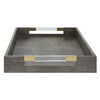 Wessex Gray Tray, Decorative by Uttermost, 19" width x 2.5" height x 14" depth thumbnail 5