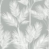 King Palm Silhouette Grey Wallpaper, by York Wall, 33' length x 1'8.5" width x 0.02" depth thumbnail