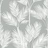 King Palm Silhouette Grey Wallpaper thumbnail 0