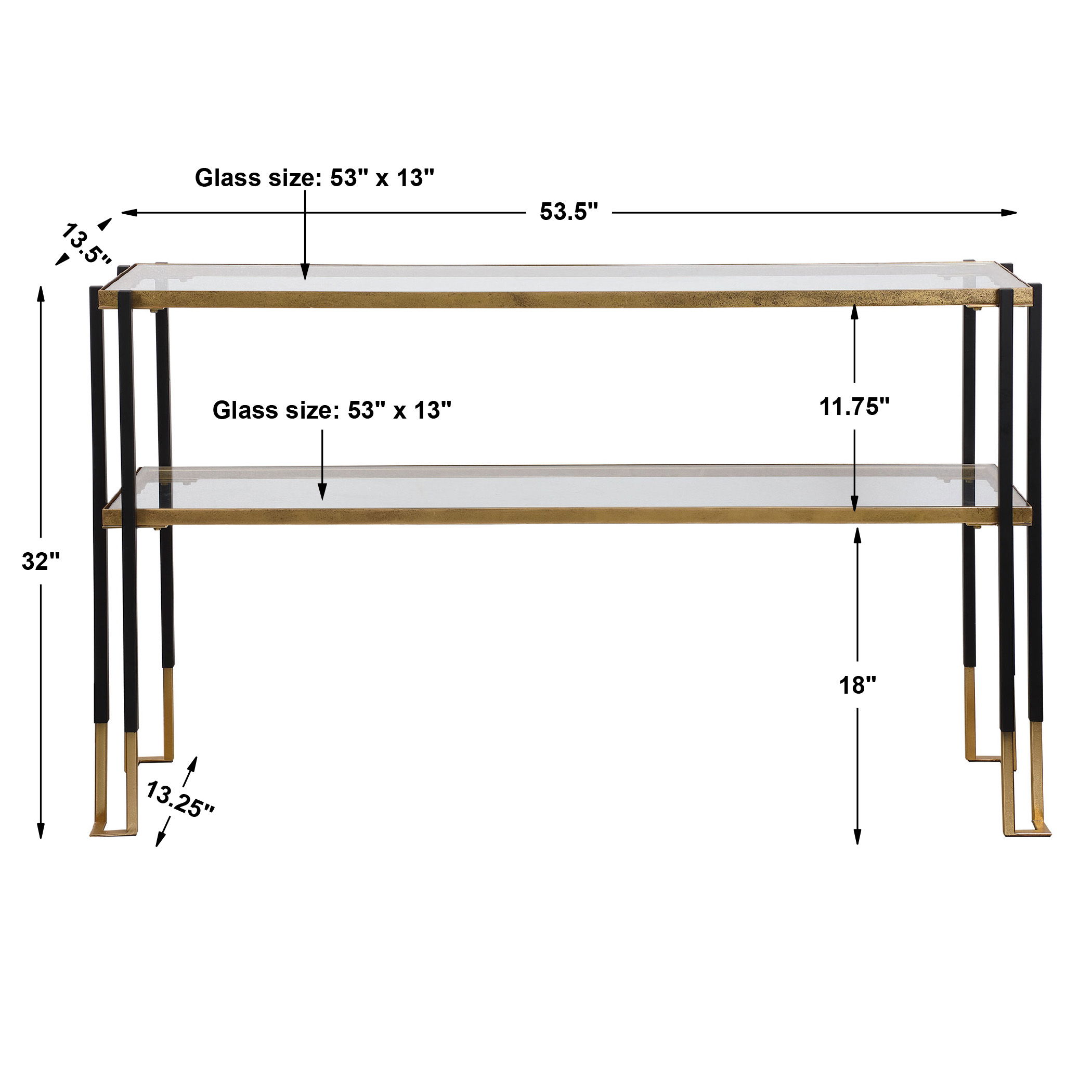 Kentmore Modern Console Table large image 