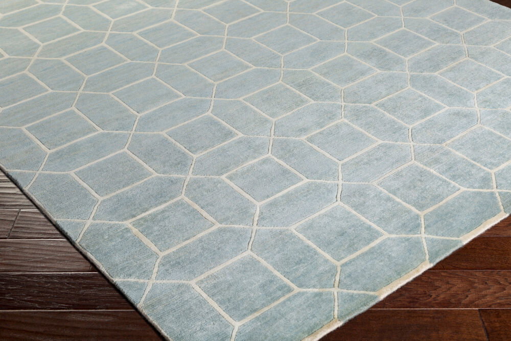 Keystone Handmade Rug, by Surya, 1'6" length x 1'6" width