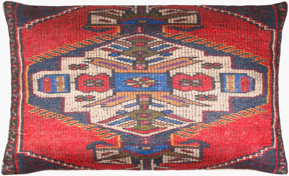 Javed Lumbar Pillow, Decorative Pillow by Surya, 14" length x 22" width