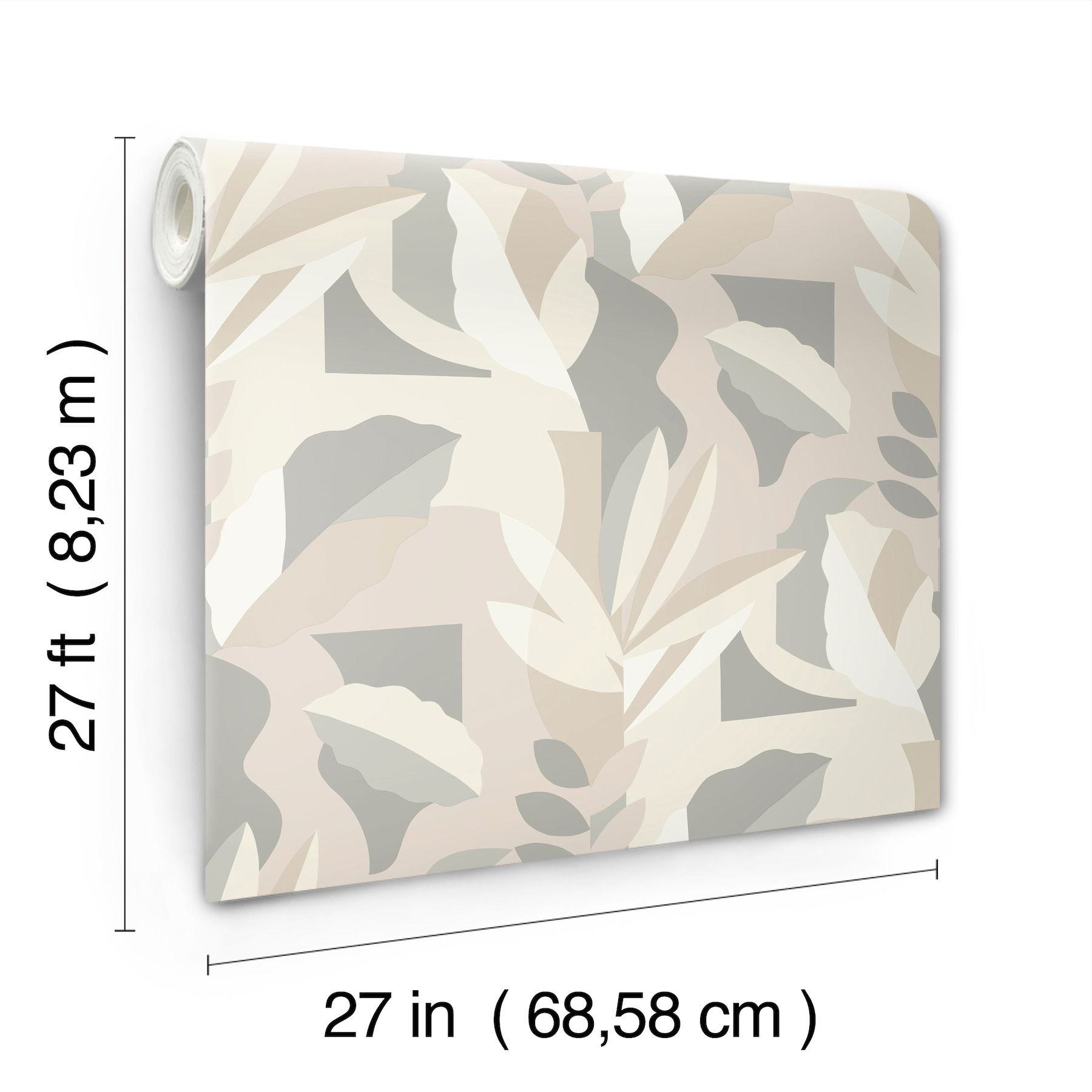 Papier Colle Neutral Wallpaper large image 