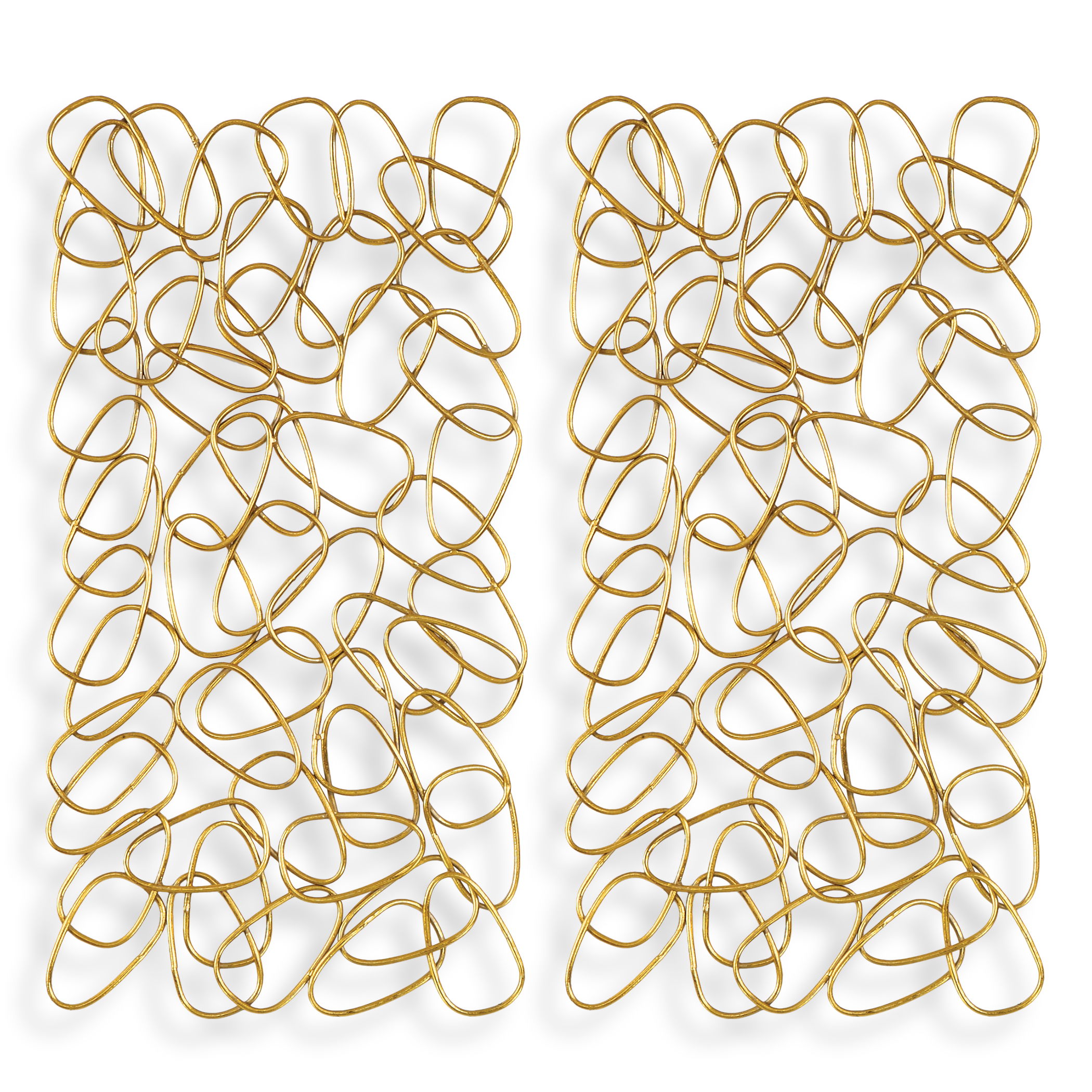 In The Loop Gold Wall Art S/2 large image 