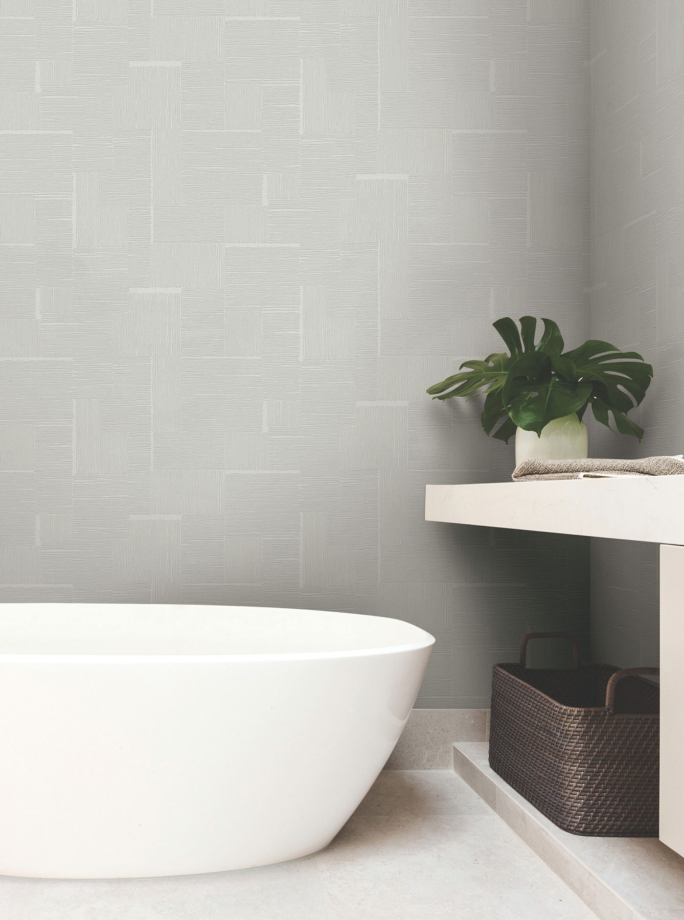 Contour Grey Wallpaper large image 