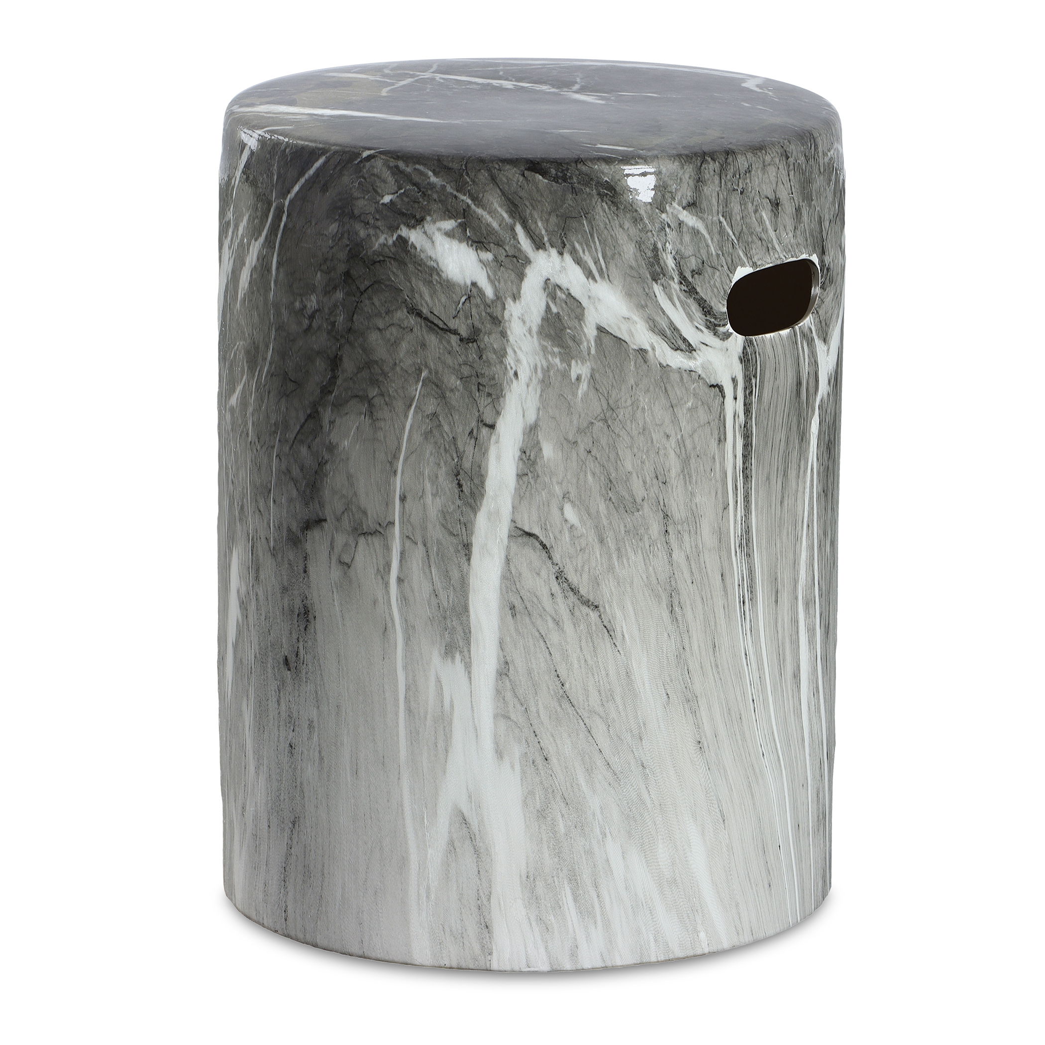 Marvel Marbled Garden Stool large image 