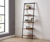 Studio Line Leaning Shelf, Exotic, Shelving & Bookcase by Greenington, 14.5" length x 25.25" width x 76" height thumbnail 3