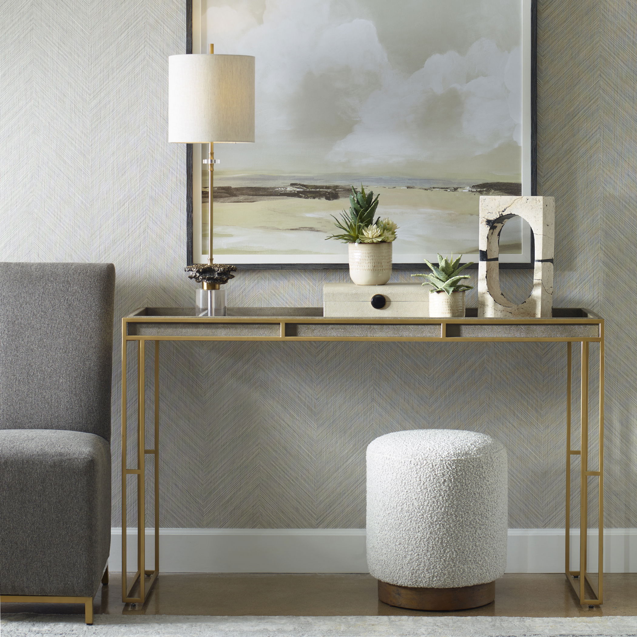 Cardew Modern Console Table large image 