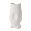 Darian Tall Textured Matte White Ceramic Vase thumbnail 0