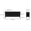 Eleanor 6 Drawer Dresser Black thumbnail 9