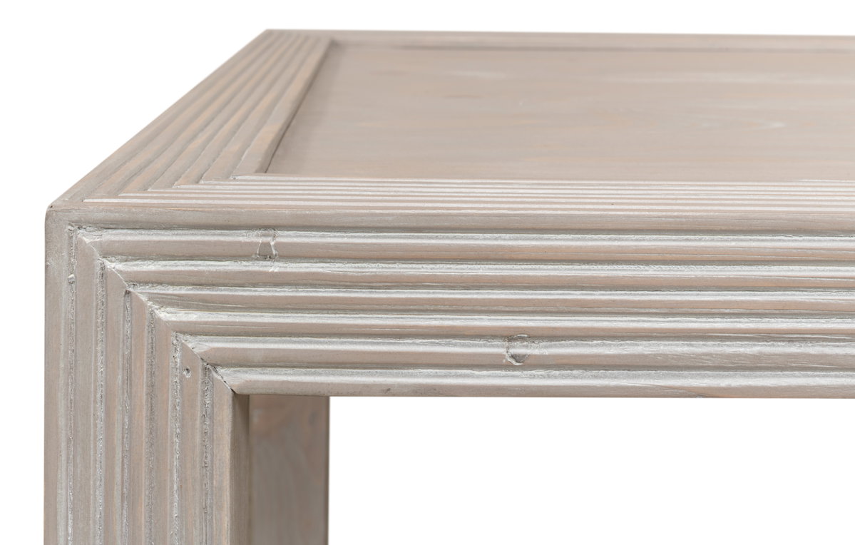 Camden Side Table, by Sarreid, 2'4" length x 1'10" width x 2' height View 12
