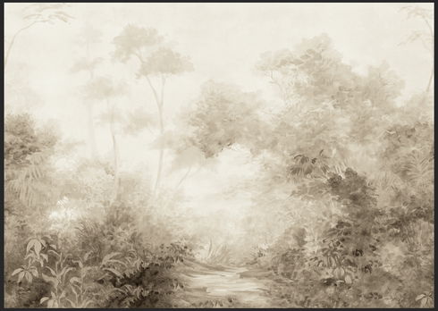 Woodlands Sepia Wall Mural