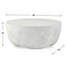 Wright Outdoor Coffee Table, Outdoor Table by Uttermost, 3'2" width x 1'4" height x 3'2" depth thumbnail 2