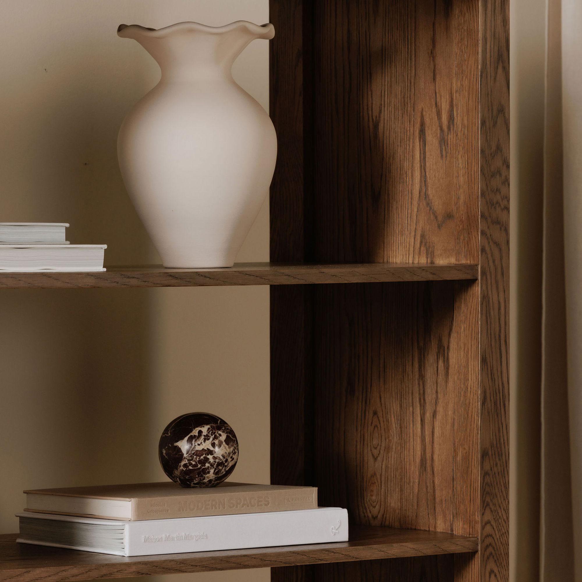 Caroline Bookcase Warm Brown large image 
