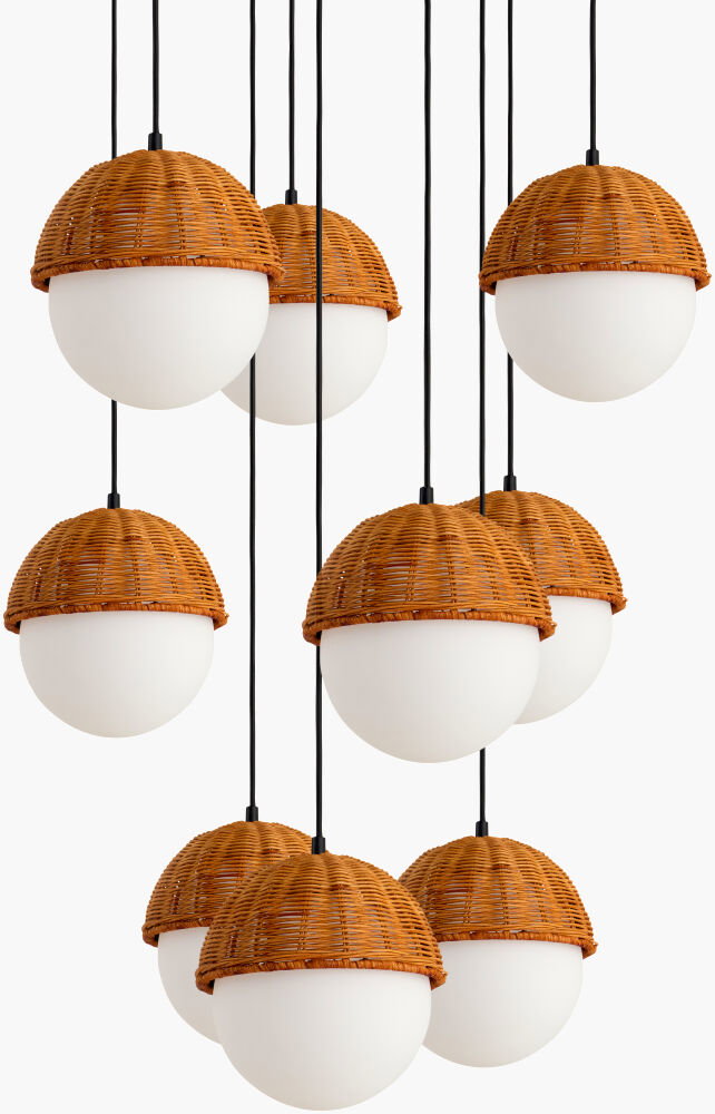 Janze Chandelier, by Surya, 26" length x 26" width x 43" height
