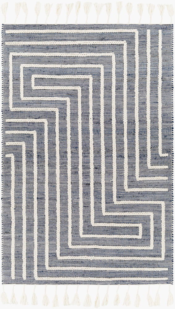 Norwood Handmade Rug, by Surya, 7'6" length x 5' width