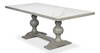 Small 81 Dining Table  Carmine Legno, by Sarreid, 3'4" length x 6'9" width x 2'6" height thumbnail 8