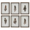 Birds Of A Feather Framed Prints Set/6, by Uttermost, 1'3" width x 1'8" height x 1.75" depth thumbnail 1