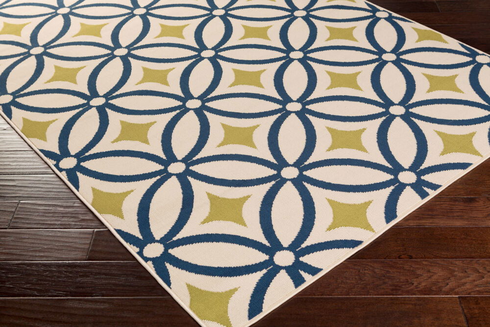 Marina Machine Woven Rug, by Surya, 7'3" length x 5'3" width