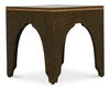 Croco Embossed Leather Stool  Ant. Green thumbnail 7