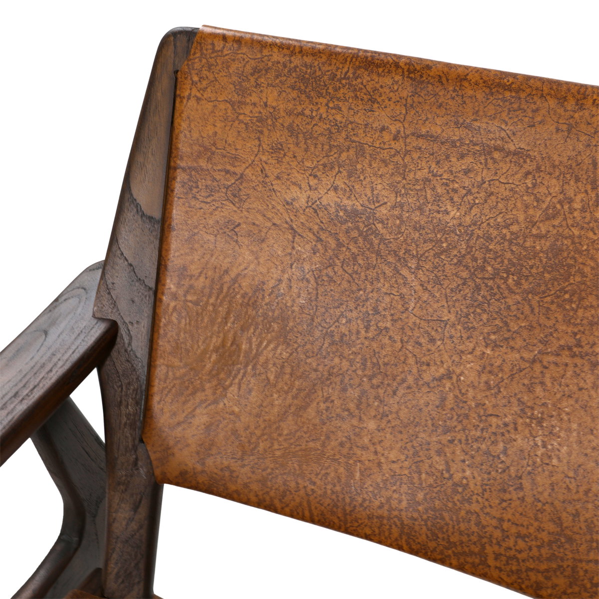 Dania Occasional Chair Brown, Accent Chair by Dovetail, 29.7" width x 32.28" height x 30.5" depth View 6