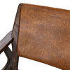 Dania Occasional Chair Brown, Accent Chair by Dovetail, 29.7" width x 32.28" height x 30.5" depth thumbnail 6