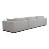 Rue Modular Sofa Off White, Sofas & Sectional by Moe's Home, 136.2" width x 23.6" height x 41" depth thumbnail 2