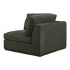 Rue Corner Chair Deep Green, Sectional Sofa by Moe's Home, 40.6" width x 23.6" height x 40.6" depth thumbnail 2