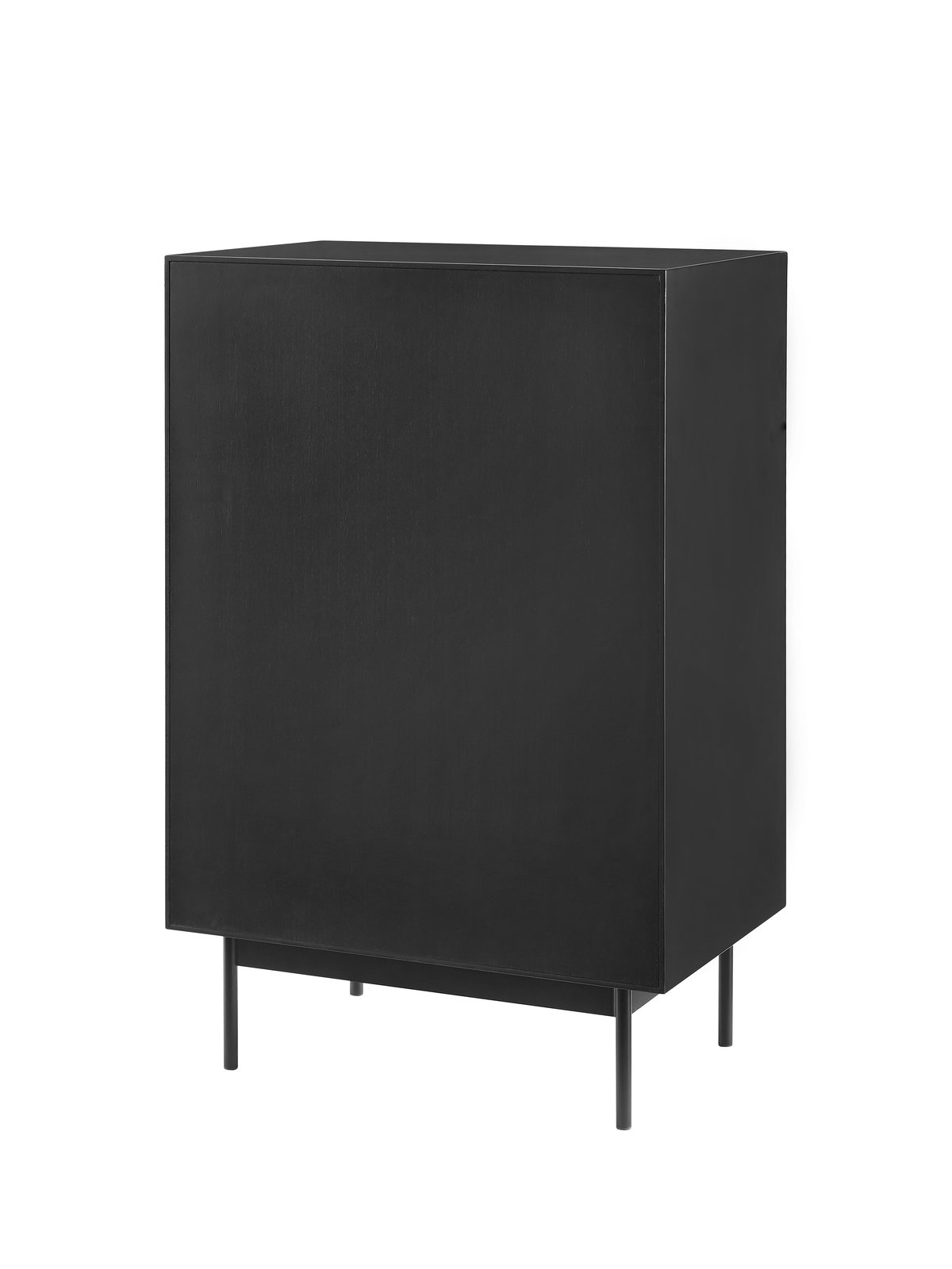 Park Avenue 4 Drawer High Chest, Ruby, Dresser by Greenington, 18" length x 28.25" width x 44" height View 4