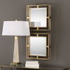 Allick Gold Square Mirrors Set/2 thumbnail 3