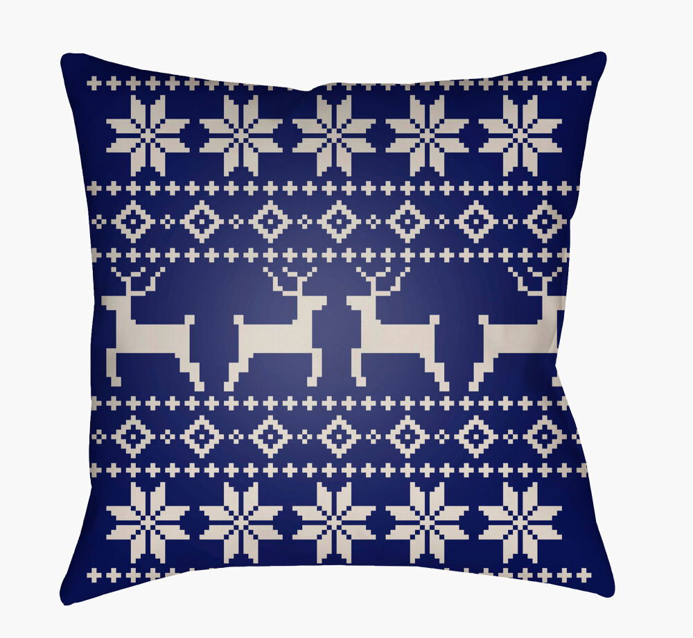 Fair Isle I Accent Pillow, Decorative Pillow by Surya, 20" length x 20" width