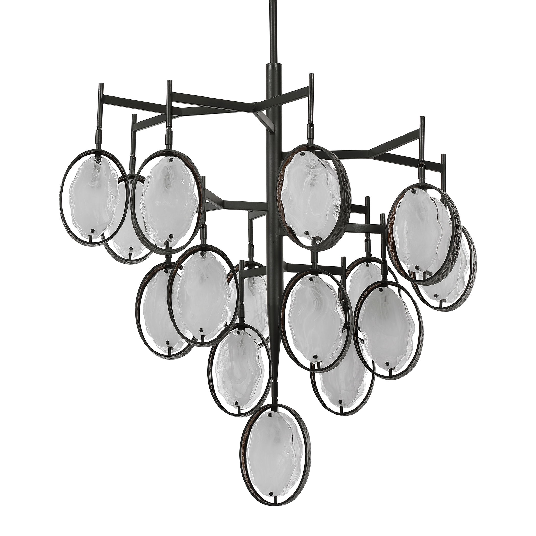 Maxin 15 Light Large Bronze Chandelier large image 