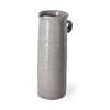 Frieda Large Freckled Gray Ceramic Jug, Decorative Jar by Mercana, 6.1" length x 4.53" width x 12.2" height thumbnail 1