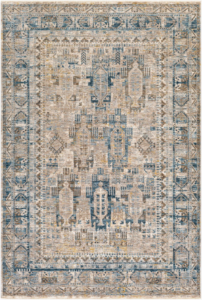 Mirabel Machine Woven Rug, by Surya, 9'6.17" length x 6'6.74" width