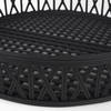 Thea Matte Black Wicker Trays (Set of 2), Decorative Tray by Mercana, 20.47" length x 20.47" width x 3.94" height thumbnail 8