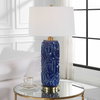 Zade Blue Table Lamp, by Uttermost, 1'6" width x 2'9" height x 1'6" depth thumbnail 2