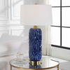 Zade Blue Table Lamp, by Uttermost, 18" width x 33" height x 18" depth thumbnail 2