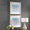 Sea Glass Sandbar Framed Prints Set/2, Art by Uttermost, 30.5" width x 30.5" height x 2" depth thumbnail 5