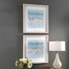 Sea Glass Sandbar Framed Prints Set/2 thumbnail 4