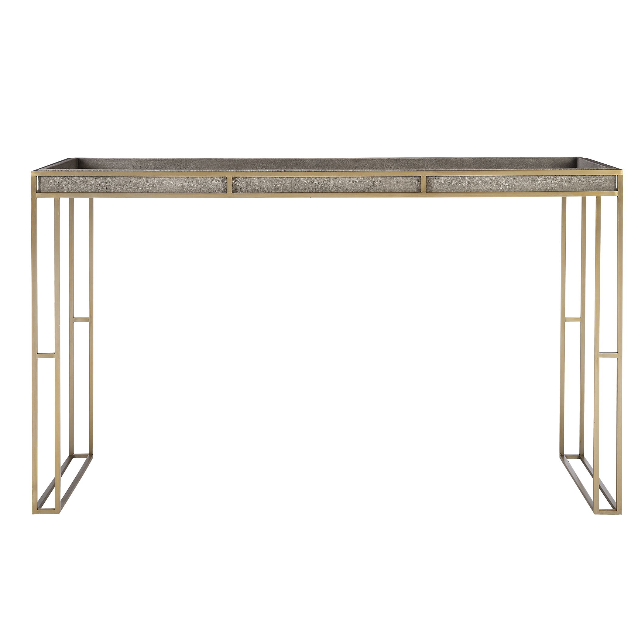 Cardew Modern Console Table, Furniture by Uttermost, 54" width x 32" height x 16" depth View 1
