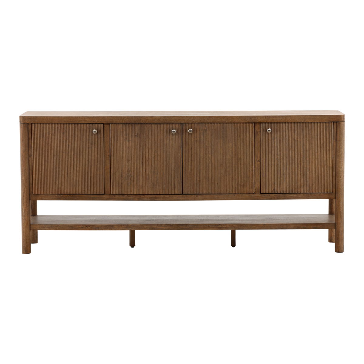 Estrada Sideboard Dark Brown, Sideboards & Buffet by Dovetail, 84" width x 36.25" height x 18" depth View 2