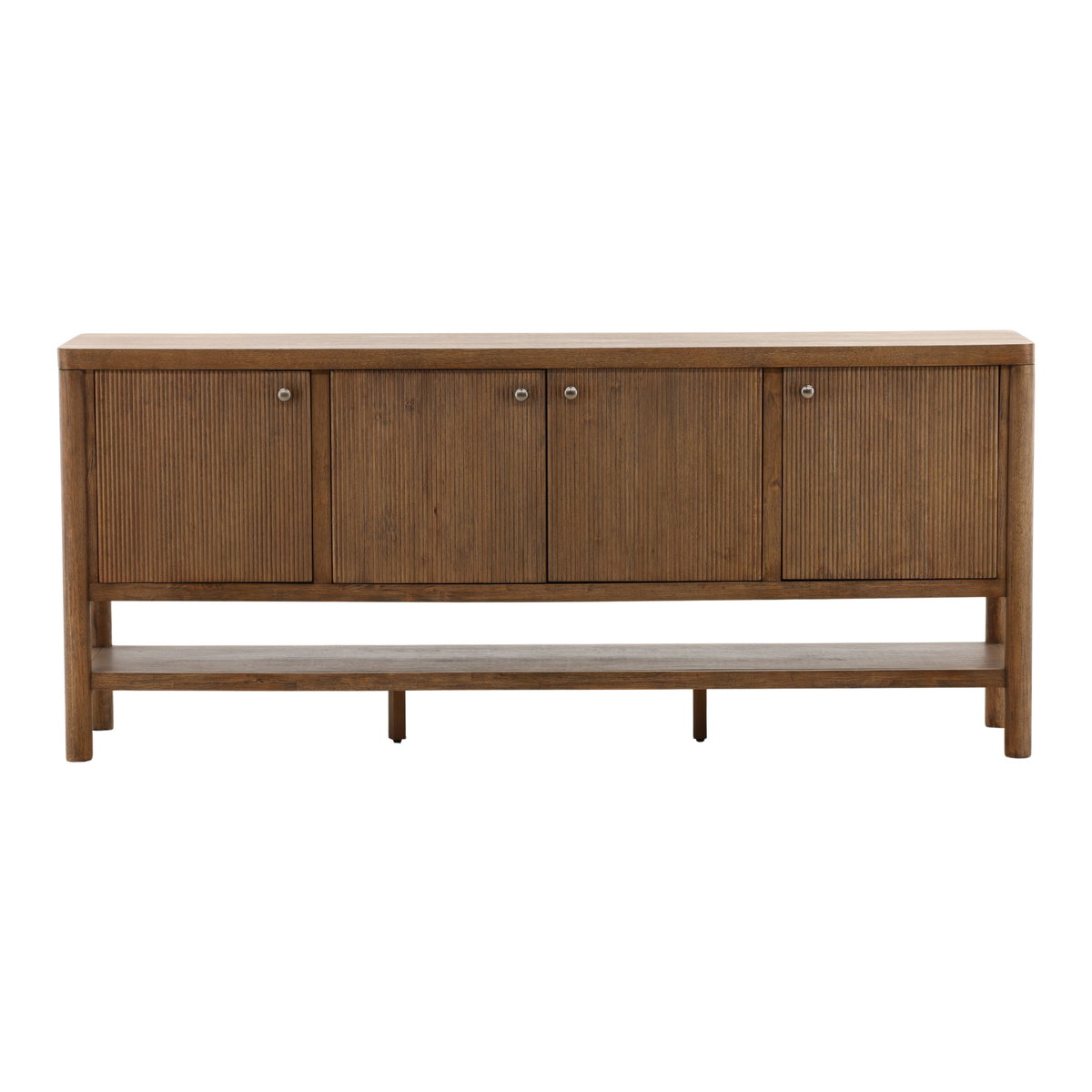 Estrada Sideboard Dark Brown, Sideboards & Buffet by Dovetail, 84" width x 36.25" height x 18" depth View 2